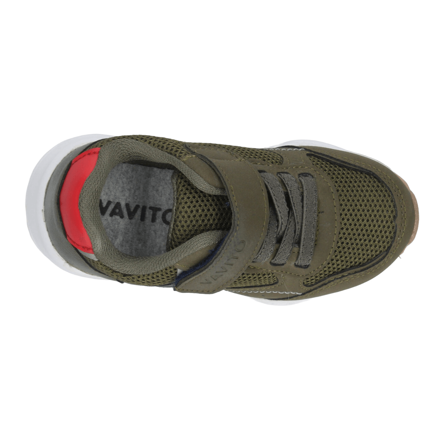 Tenis Vavito Niño Deportivo Ajustable Verde Infantil T18-22 — imagen 8