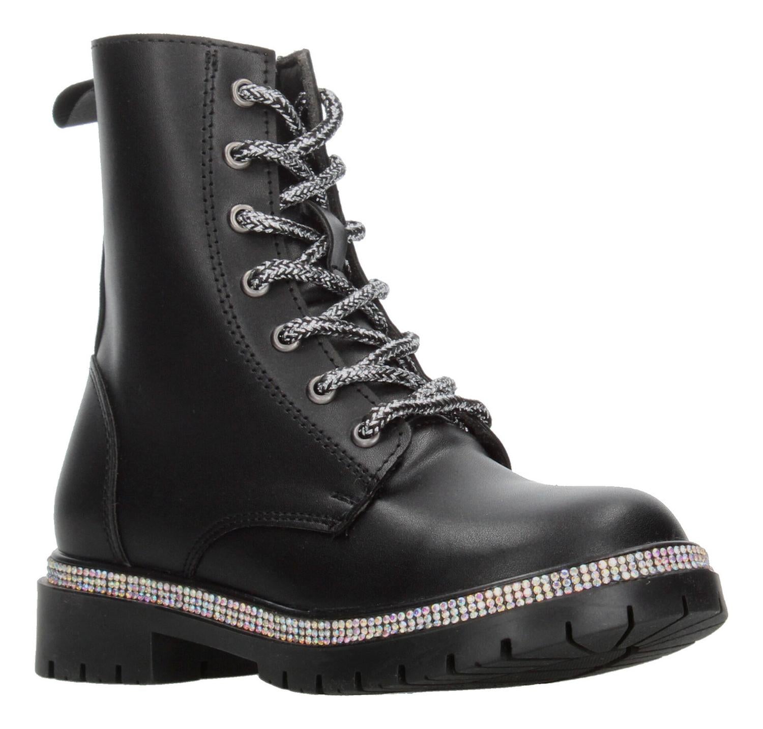 Botines Niña Tropicana Negro Borcegos Casual Infantil — imagen 3