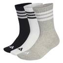 Calcetas Adidas Unisex 3 Pares Acolchados Largos Multicolor