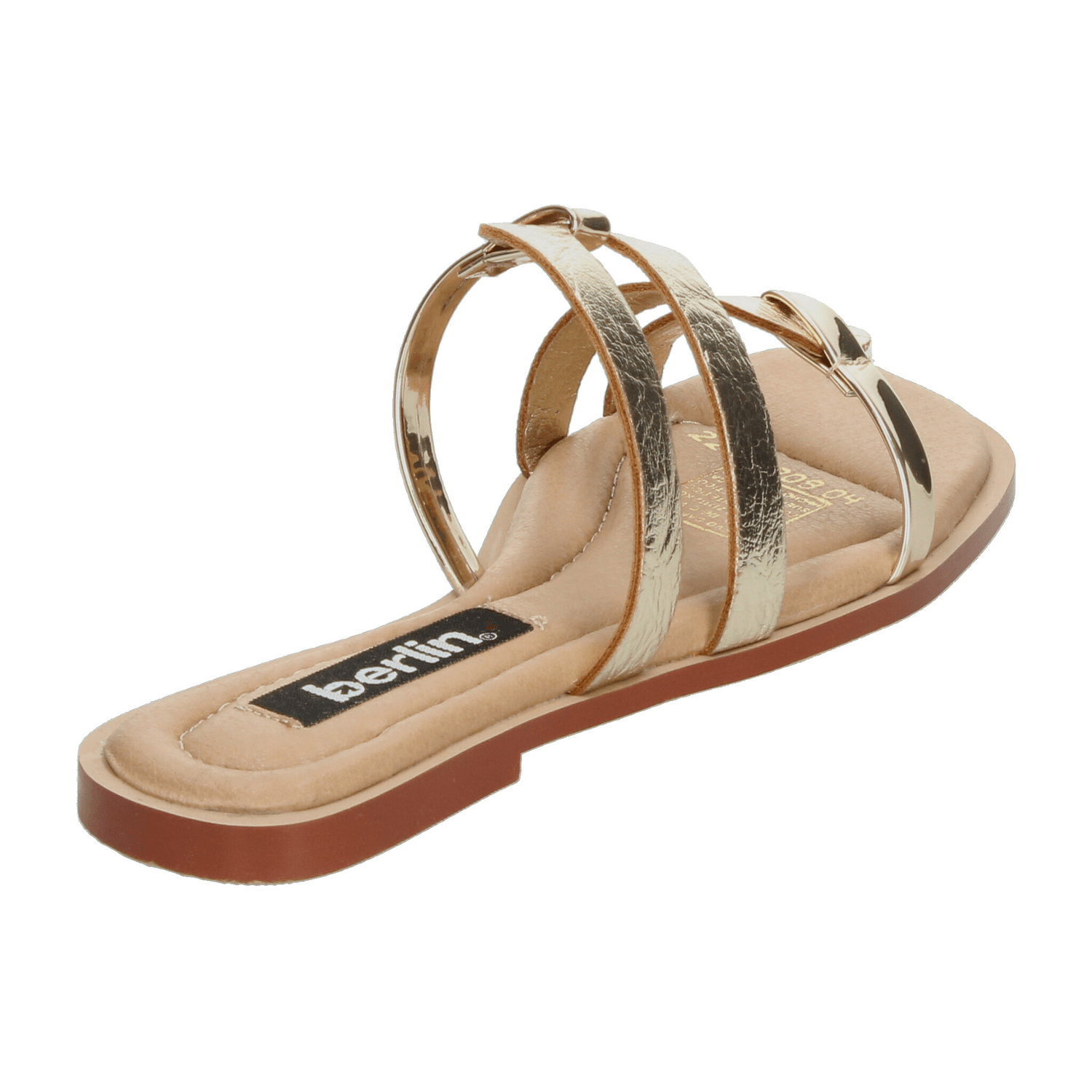 Sandalias Mujer Berlin Dorado Casual Mujer — imagen 4