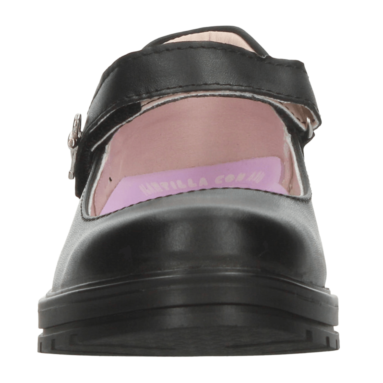 Zapato Yuyin Niña Escolar Cinta Adhesiva Negro Infantil T22-26 — imagen 6