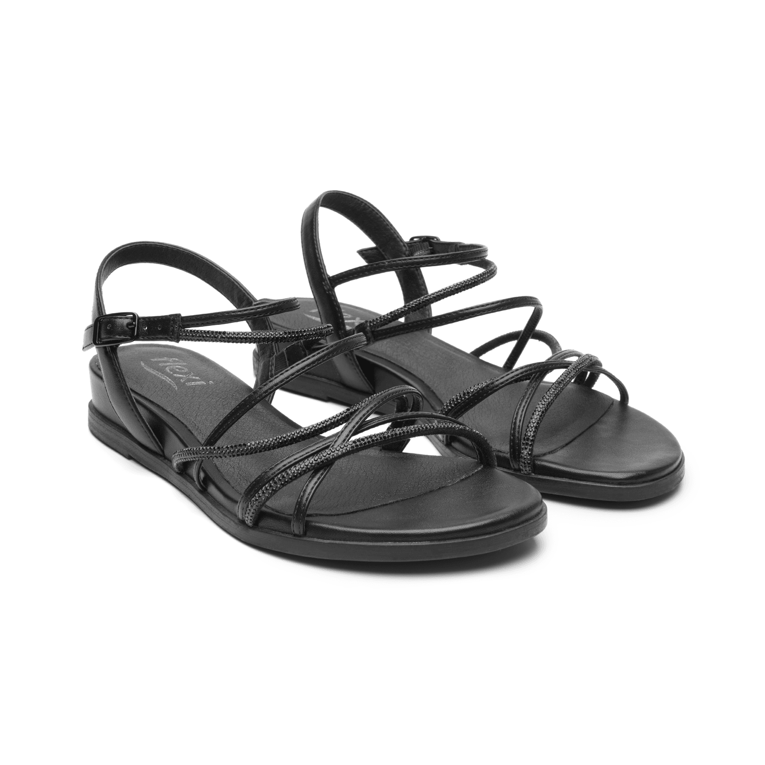 Sandalias Dama Flexi Negro Casual Mujer — imagen 5