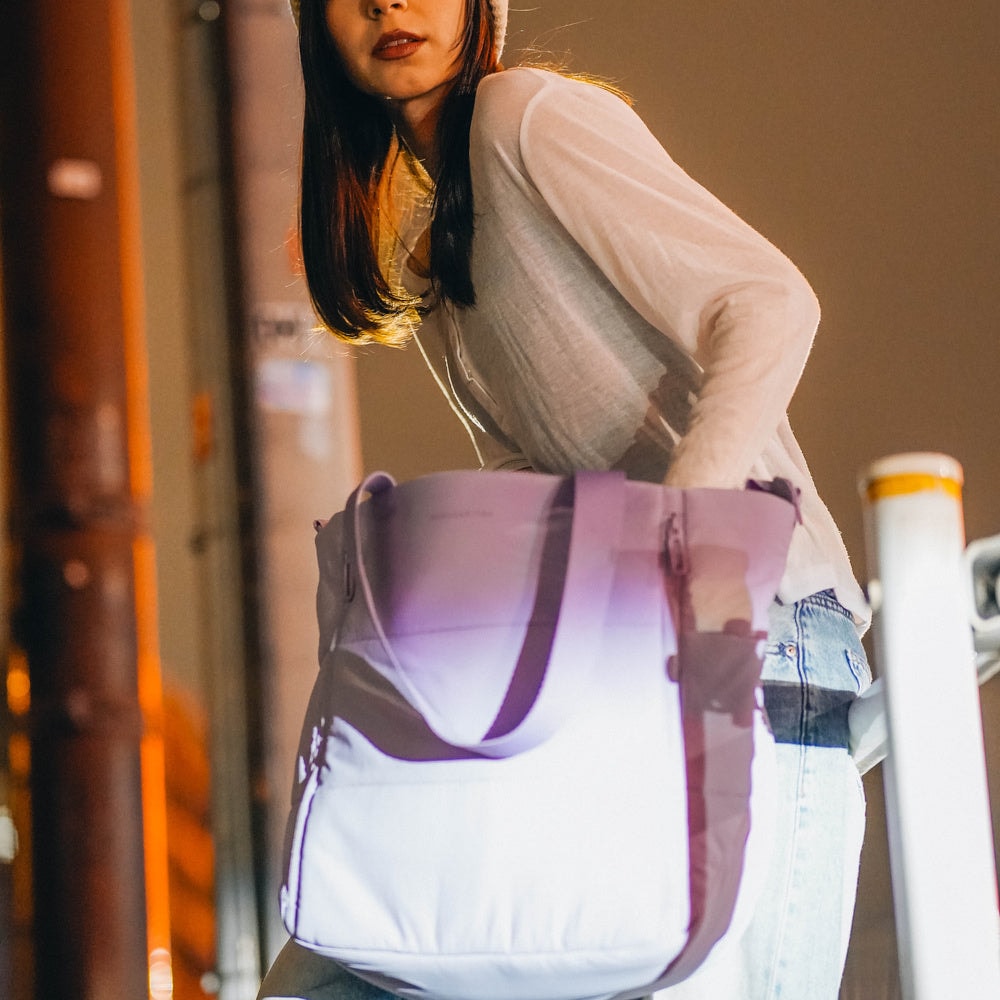 Bolsa Tote Bag Onna Laptop 15" Cool Capital Lila — imagen 15