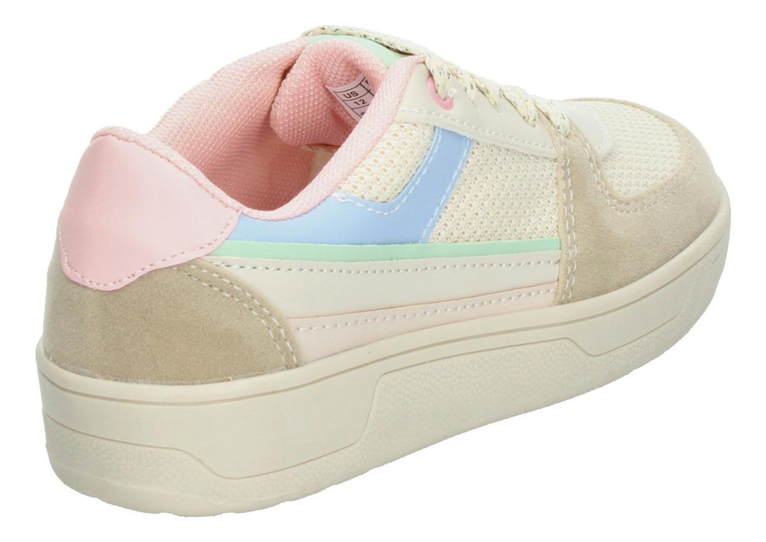 Tenis Tropicana Niña Casual Diario Cintas Ajustables Cómodo Latte Infantil T18-25 — imagen 5
