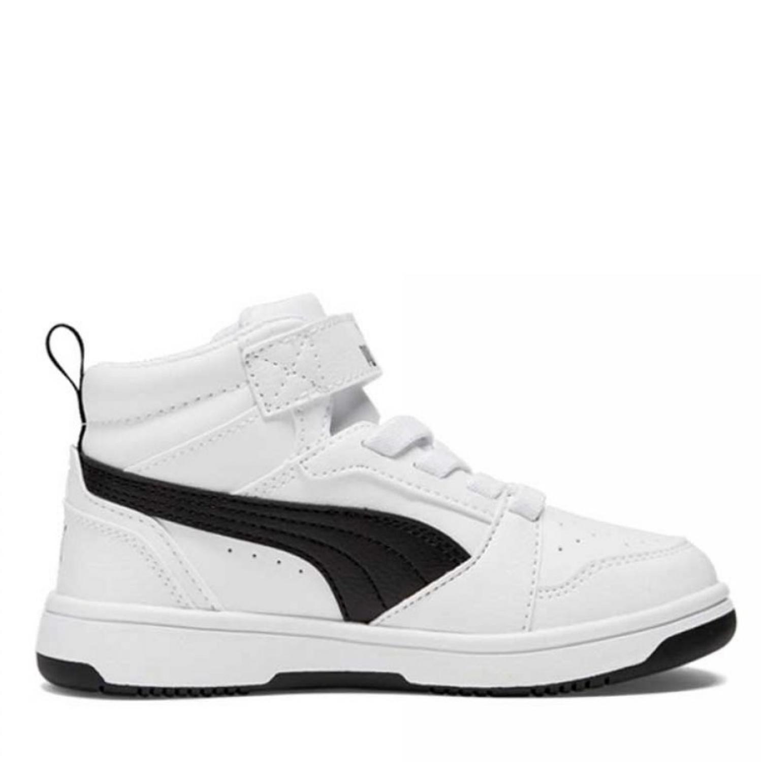 Tenis Puma Rebound V6 MID PS para Niños 17 A 21.5. 393832-B — imagen 2