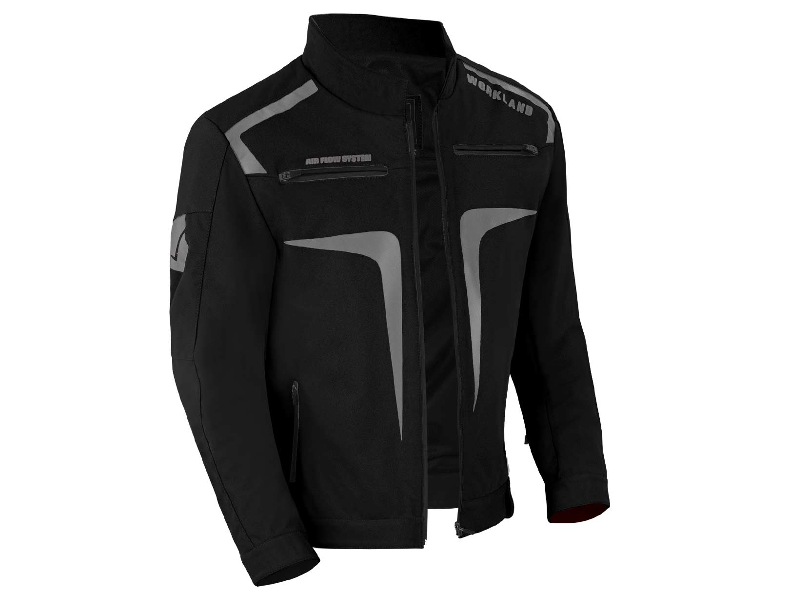 Chamarra Moto hombre Impermeable protectores Reflejante WKL — imagen 12