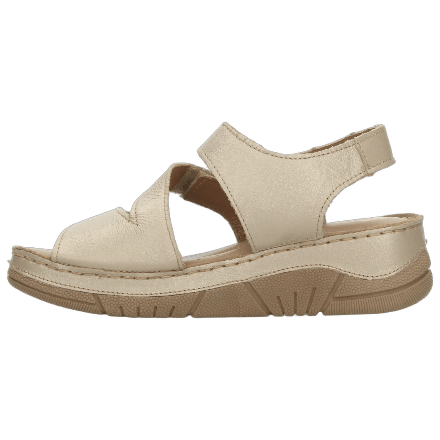 Sandalias Lobo Solo Dama Dorado Casual Para Mujer — imagen 6