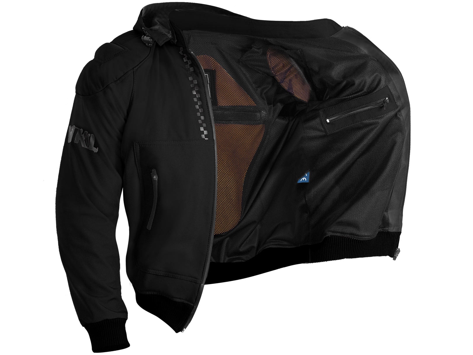 Chamarra Moto Hombre Impermeable Biker Protecciones Wkl 41N — imagen 10