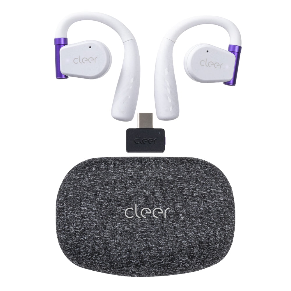 Audifonos Cleer ARC II Gaming Open-Ear: Baja Latencia, IPX5, 35h Batería, UV Case blanco — imagen 2