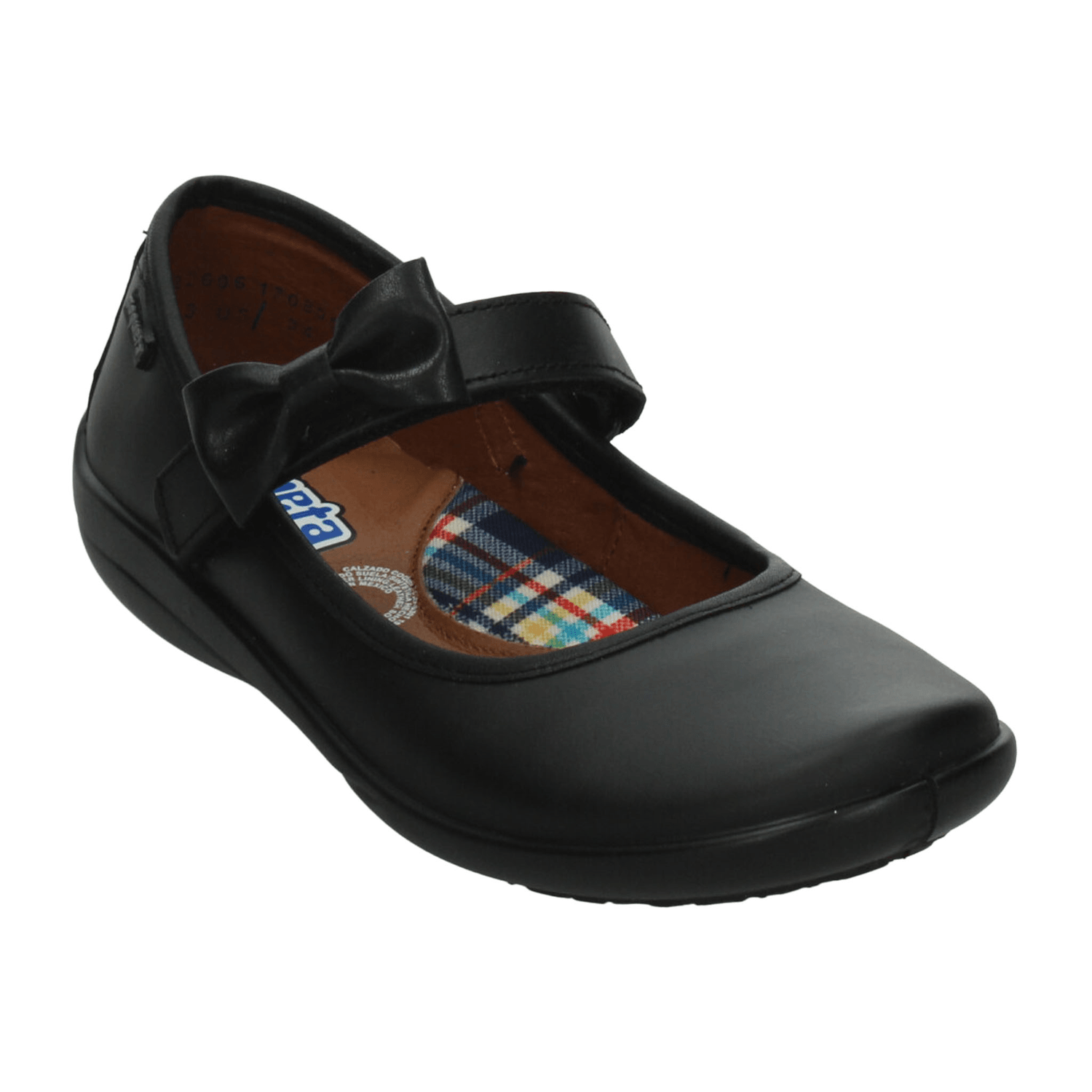Zapato Escolar Coqueta Niña Negro Escolar Infantil T21-28 — imagen 5