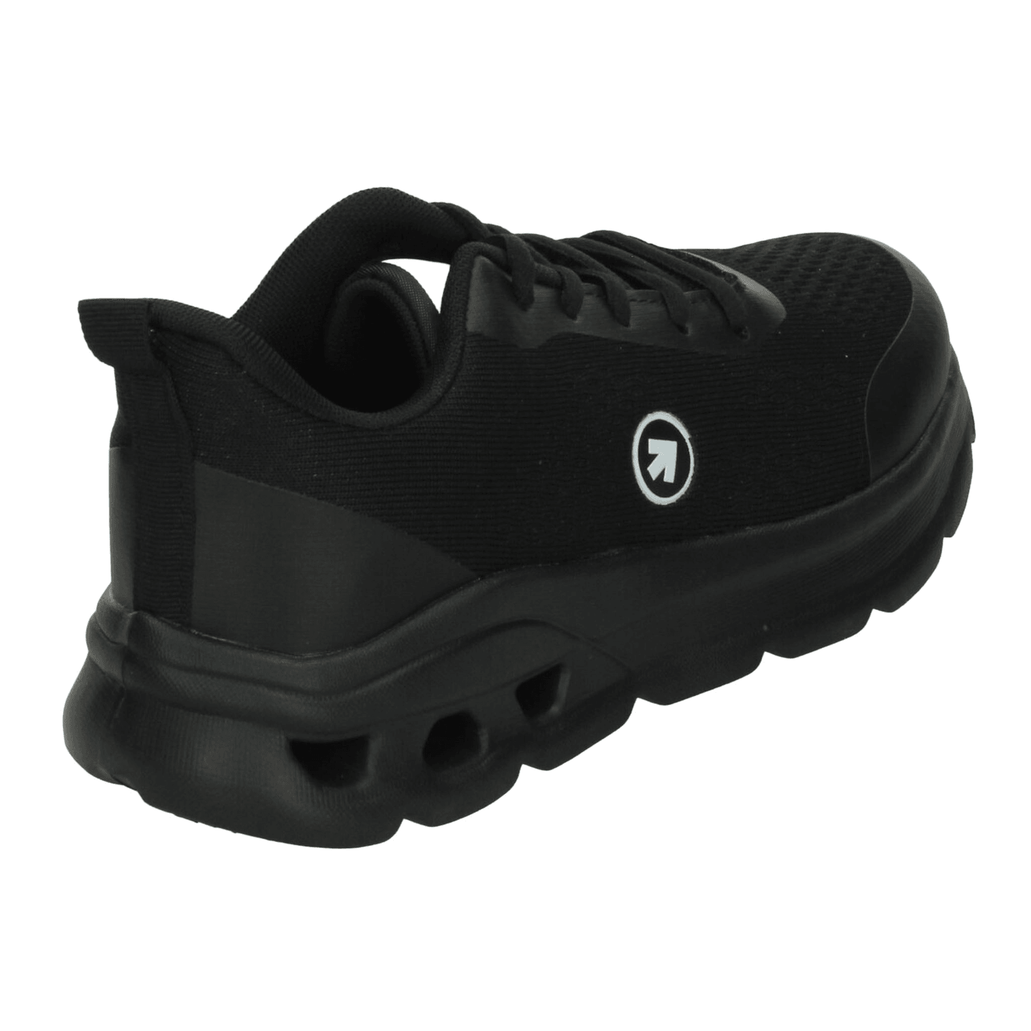 Tenis Berlin Dama Negro Deportivo Cintas Cómodo Mujer — imagen 4