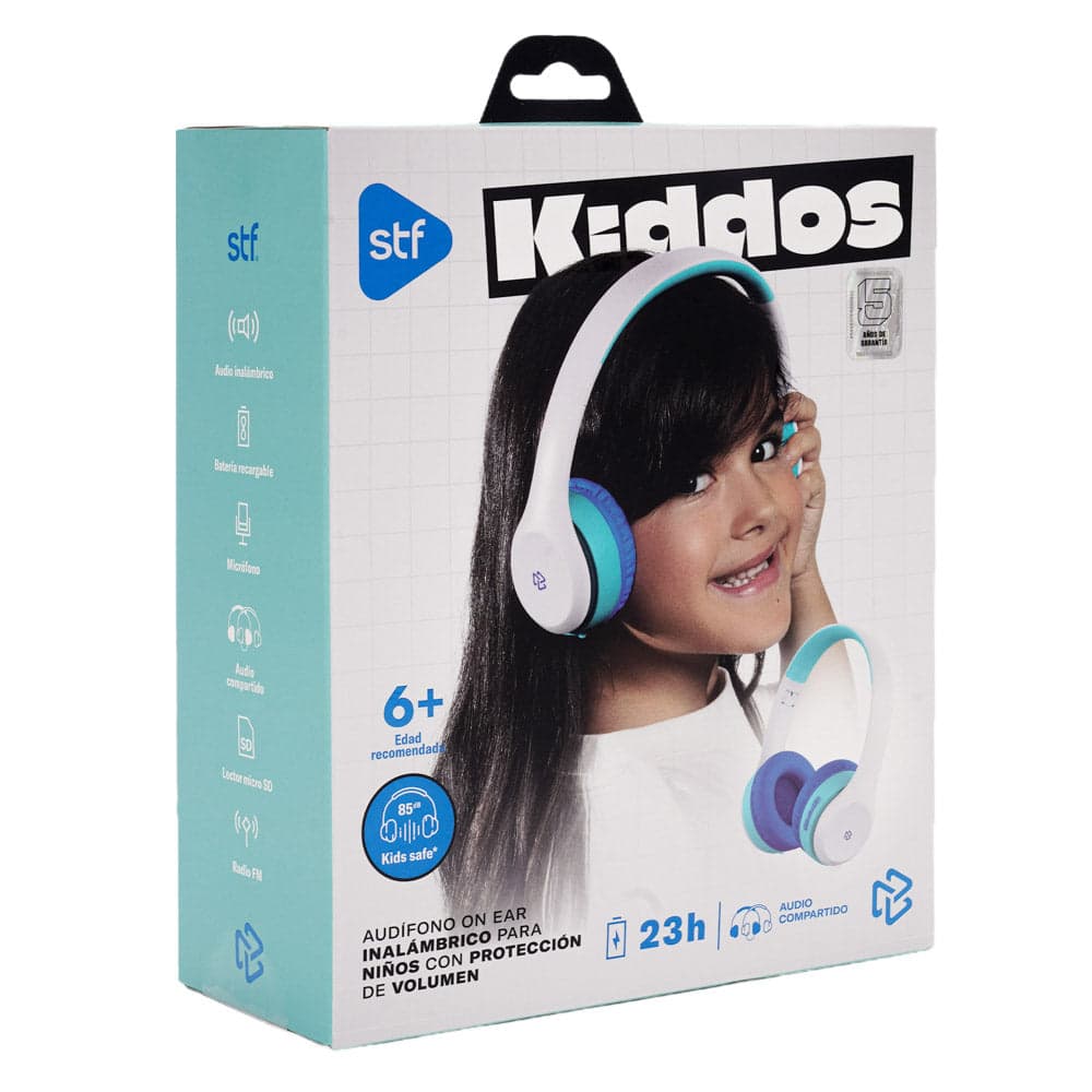 Audifonos Inalámbricos On Ear Kiddos STF 23hrs Uso — imagen 9