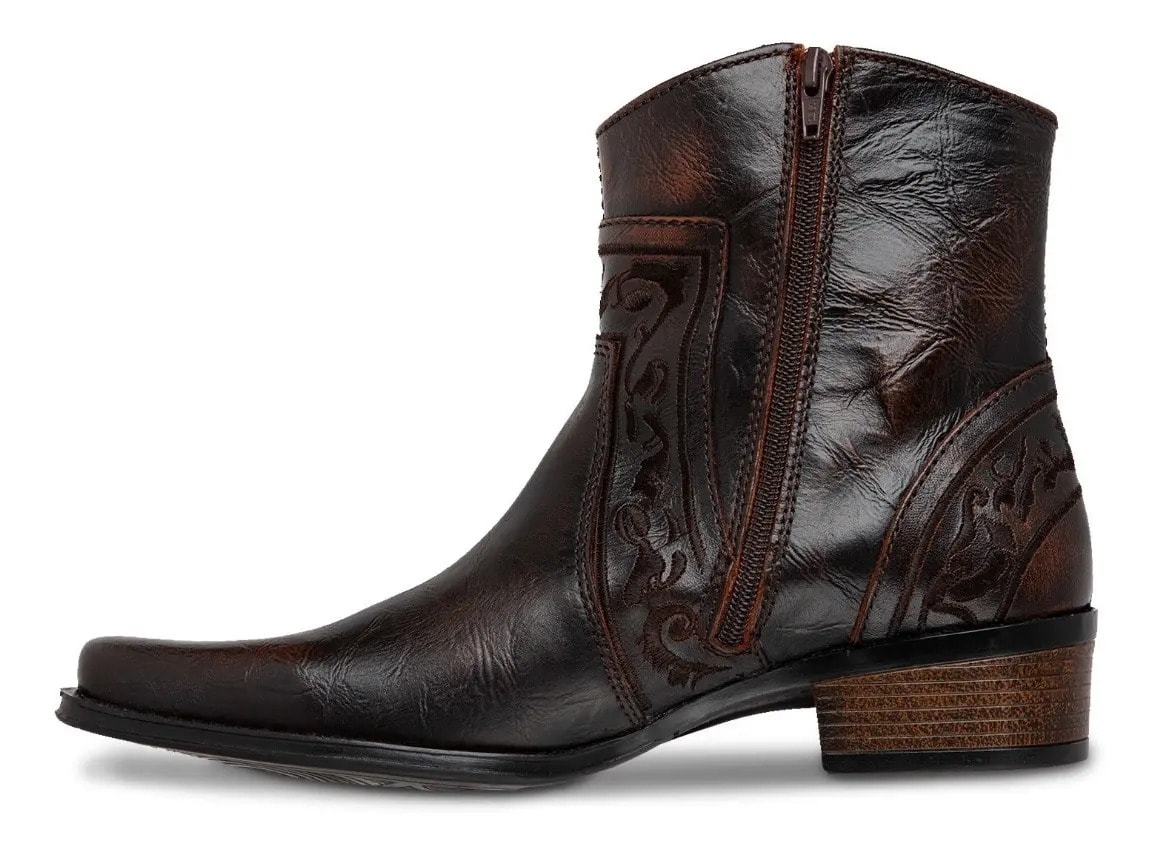Botin Vaquero Hombre Urban Cowboy Café 40704 — imagen 11