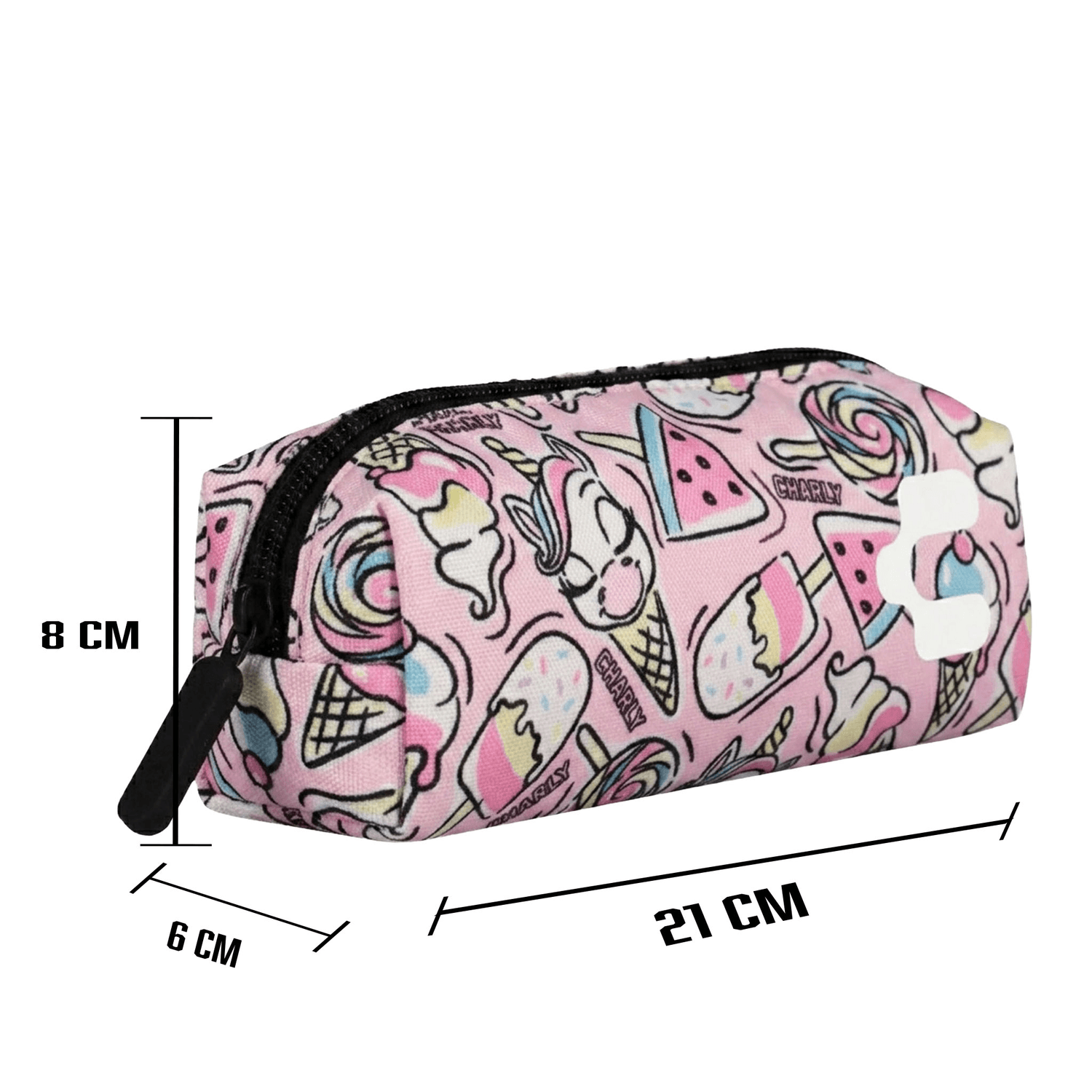 Set de Mochila Charly Unicornio Niña Rosa Escolar Lonchera Infantil — imagen 8