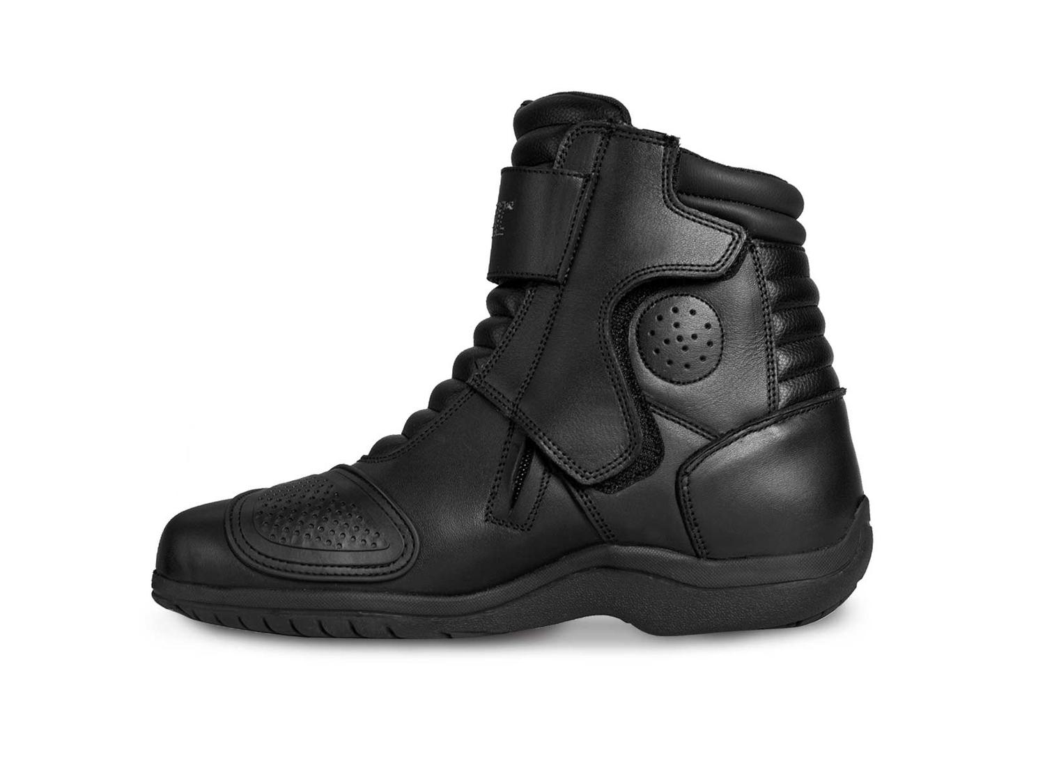 Bota mujer motociclista biker botin moto WKL 80008 Negro — imagen 5