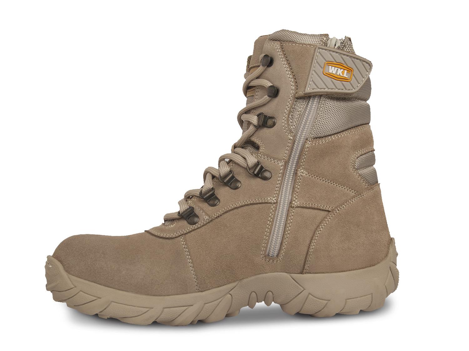 Bota Táctica Hombre Militar Botin piel Workland 76224 Arena — imagen 4