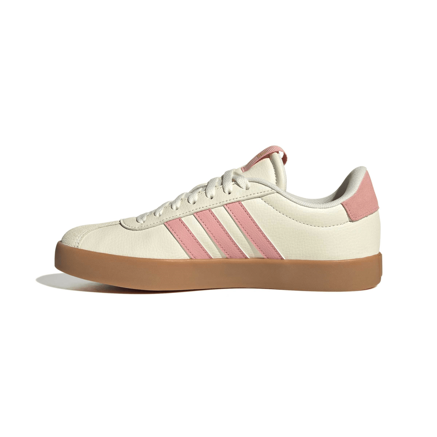 Tenis Adidas VL Court 3.0 Dama Casual Cintas Off White Mujer — imagen 4