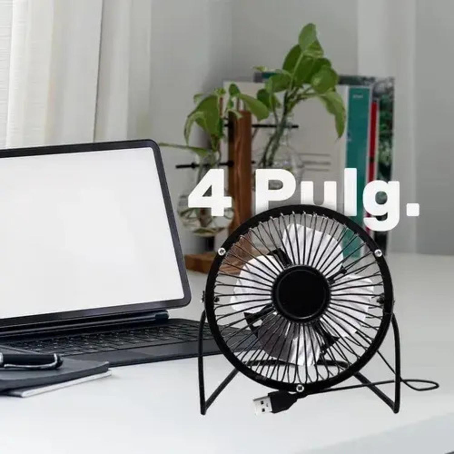 Ventilador Lucky Minifan 4 Pul USB 2.5W Escritorio — imagen 2