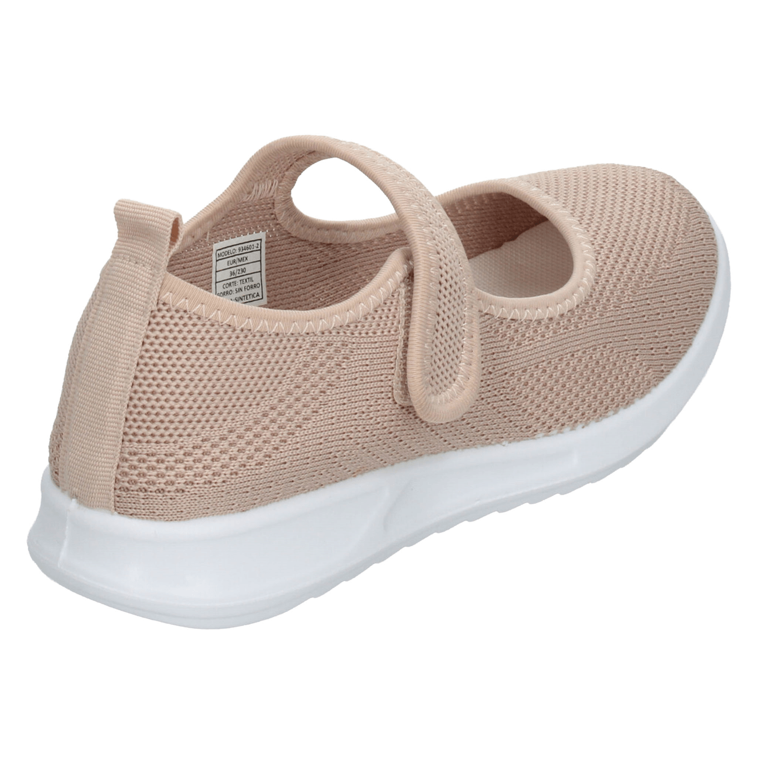 Zapato Berlin Dama Rosa Confort Casual Cinta Adhesiva Mujer — imagen 4