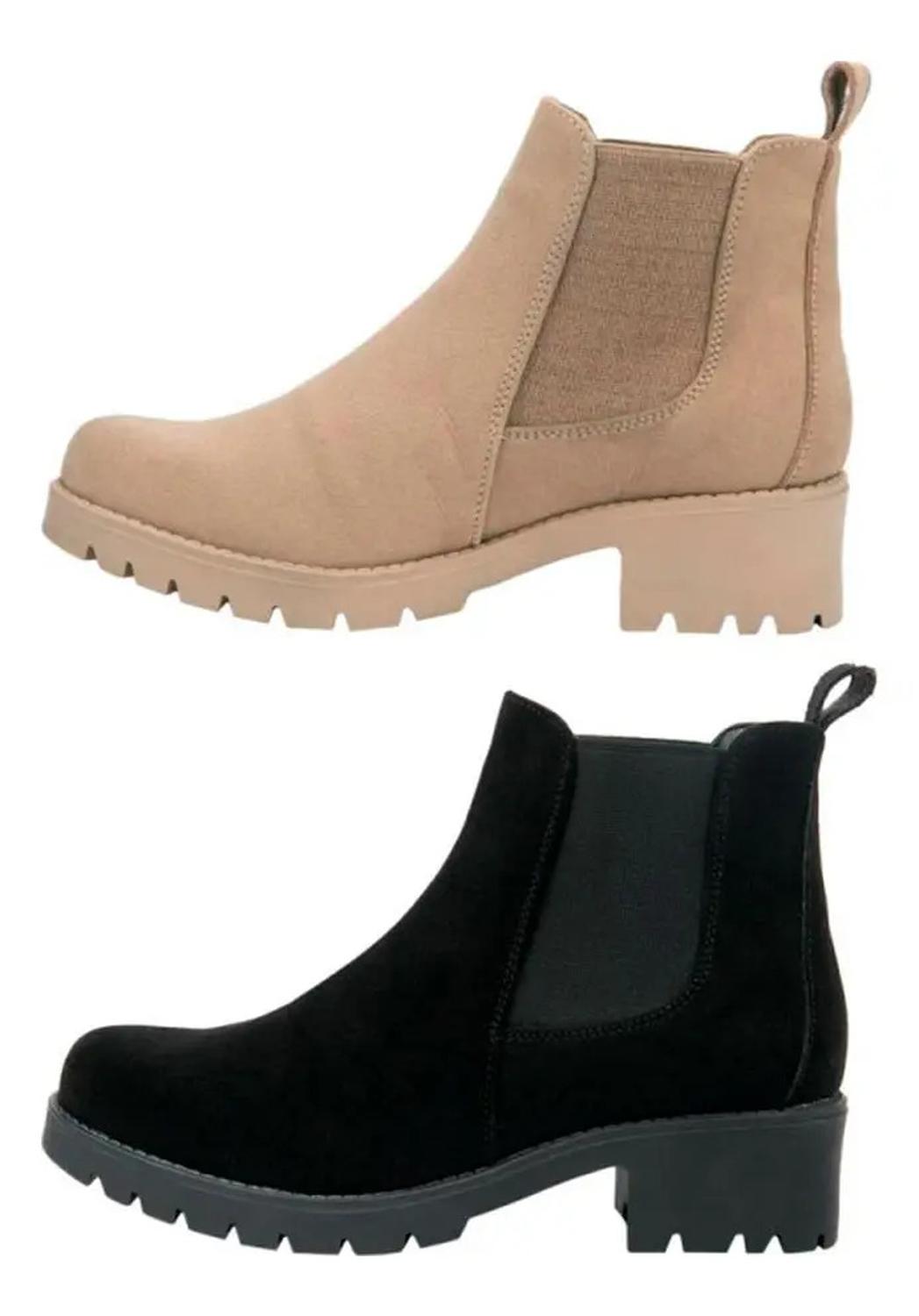 Bota Corta Dama Tierra Bendita Moto Kit 2 Pares 4cm 1056315 — imagen 6