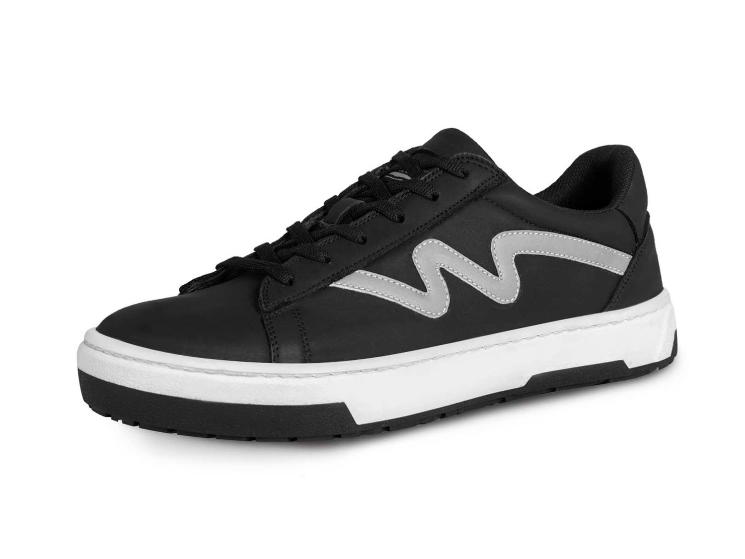 Tenis motociclista hombre moto biker WKL 80204 Negro — imagen 2