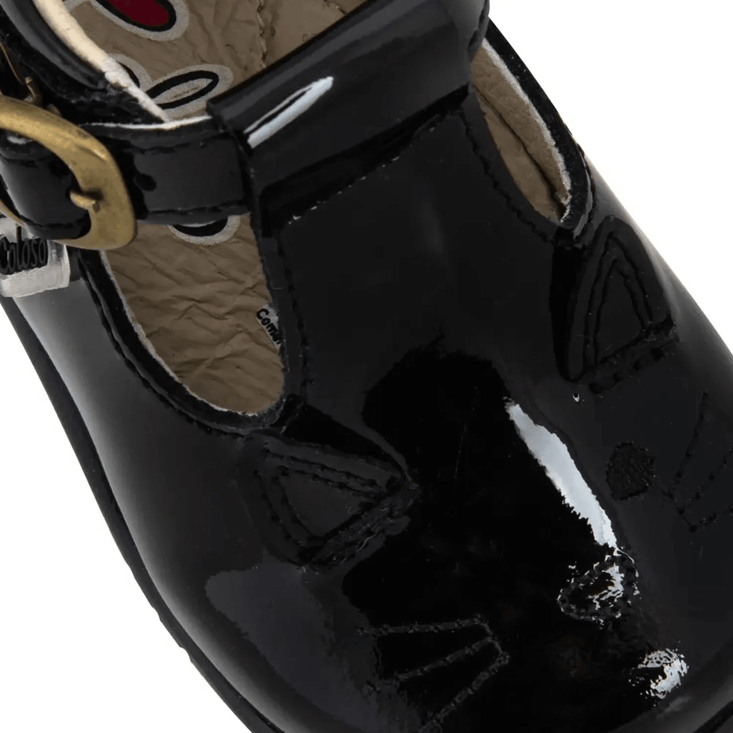 Zapato Escolar Coloso Niña De Piel Bordado 947278 — imagen 9