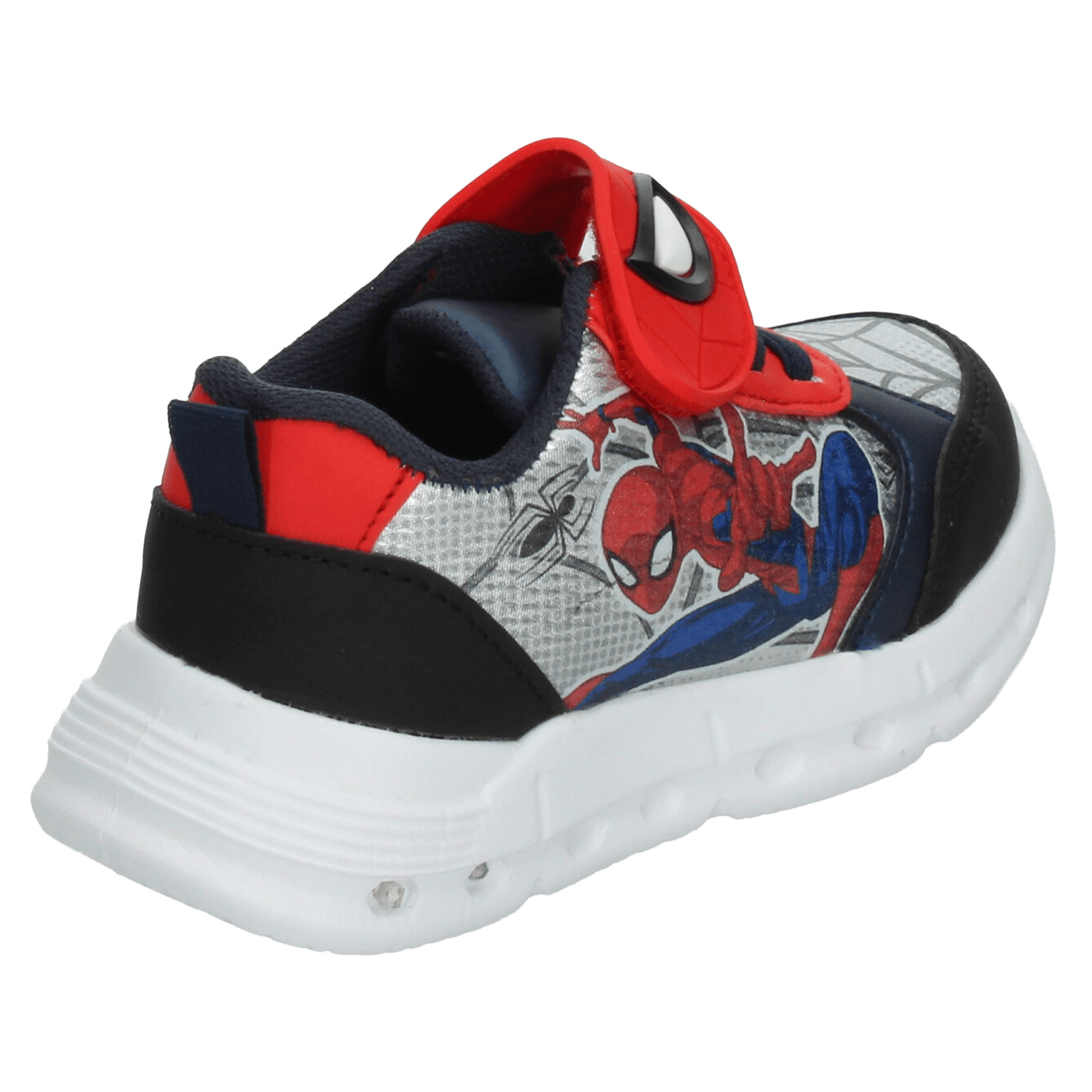 Tenis Marvel Spiderman Niño Casual Led Negro Infantil T15-18 — imagen 3