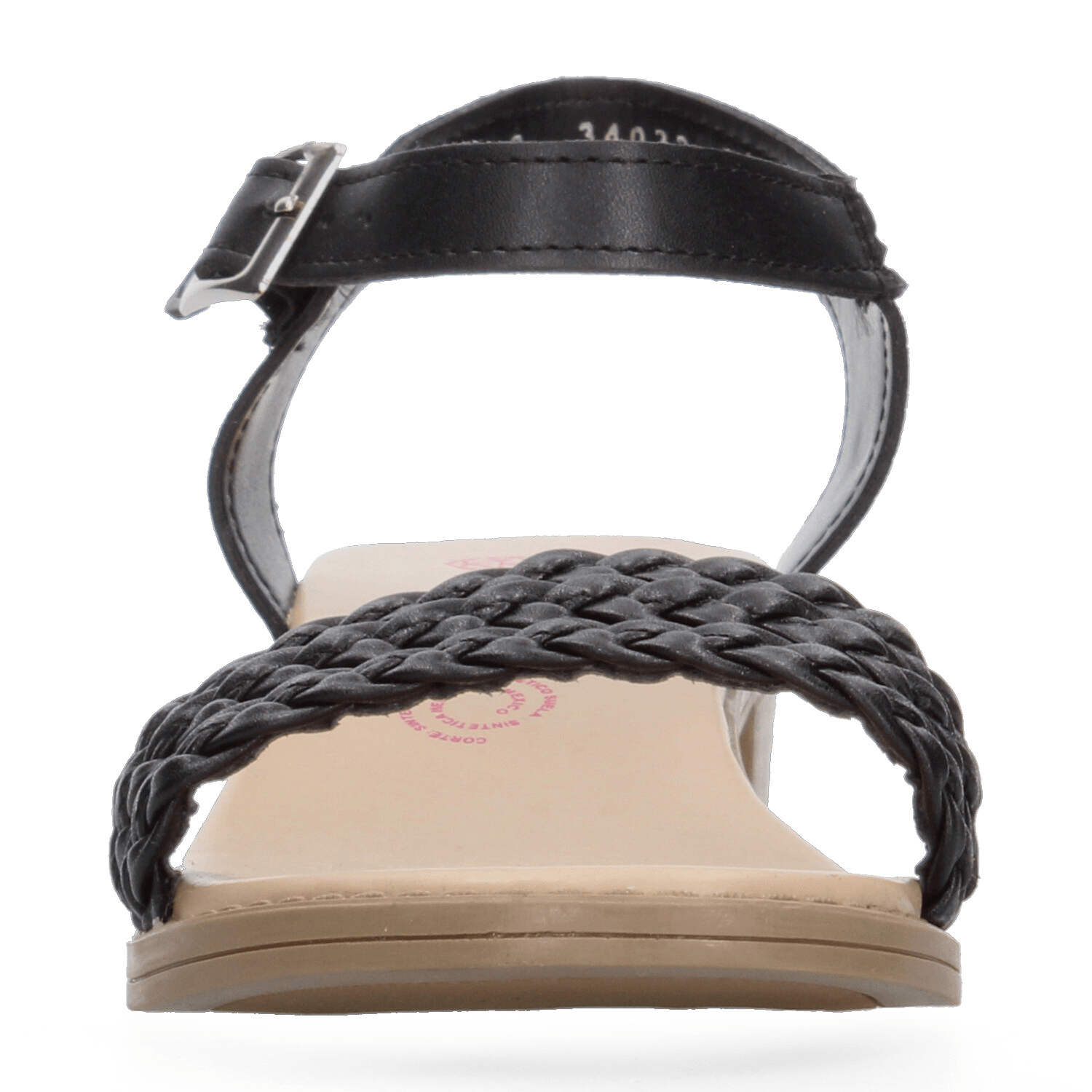 Sandalia Tropicana Niña Casual Hebilla Negro Infantil T22-26 — imagen 6