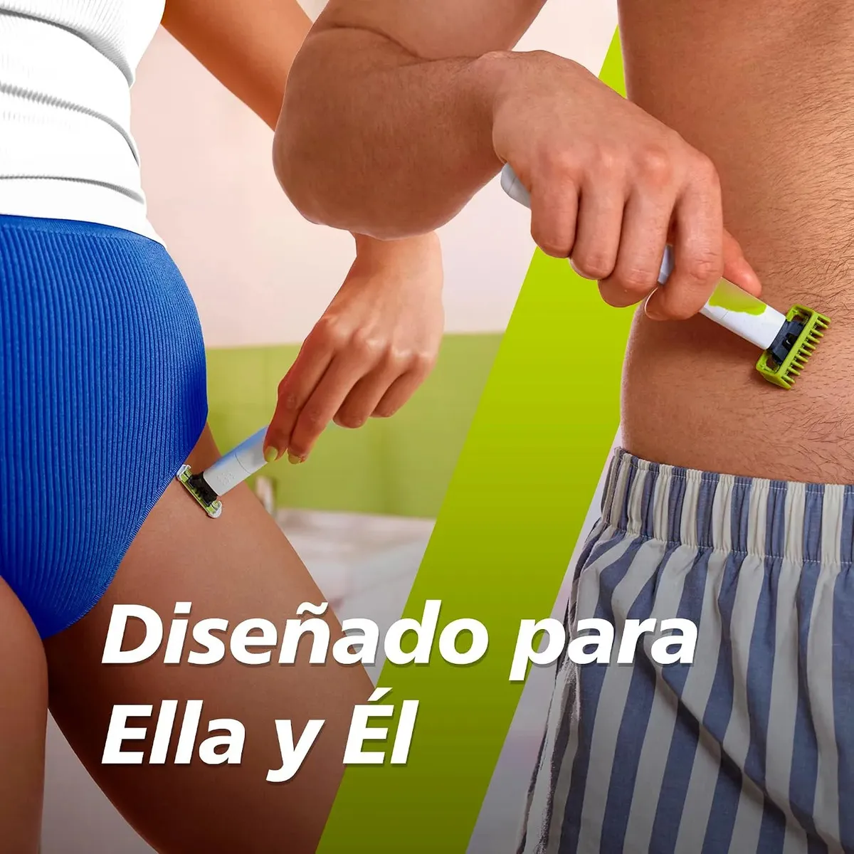 Philips QP1924/10 OneBlade Intimate Rasuradora Para Zona Íntima Uso En Seco y Húmedo — imagen 3