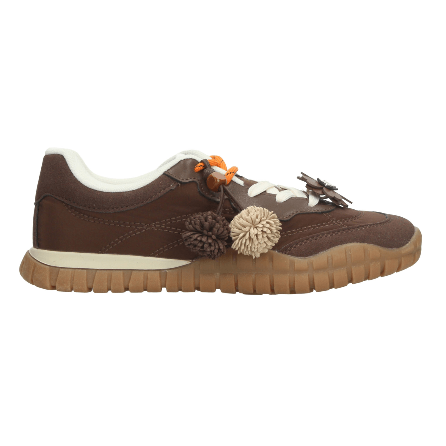 Tenis Berlin Dama Casual Cintas Urbano Café Mujer — imagen 1