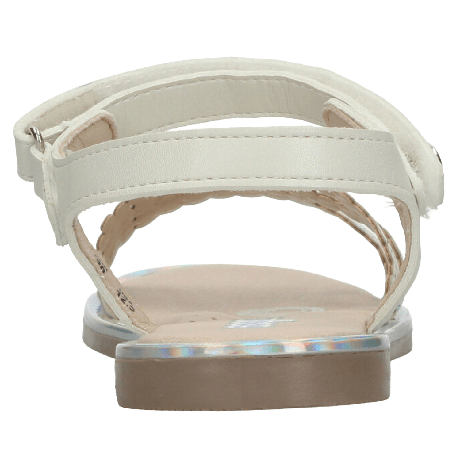 Sandalias Coqueta Niña Casual Crema Infantil T18-22 — imagen 7