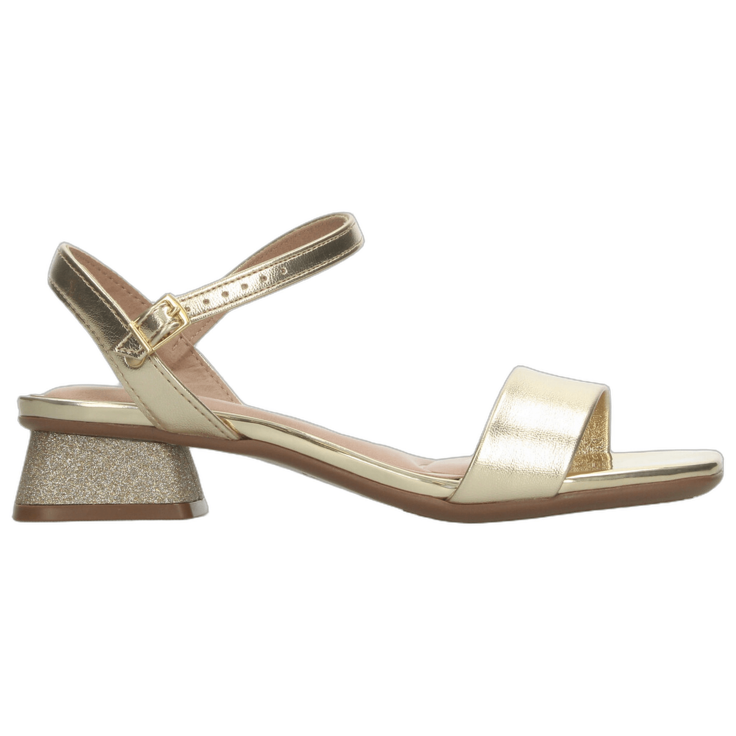 Sandalias Beira Rio Dama Fiesta Dorado Mujer — imagen 1