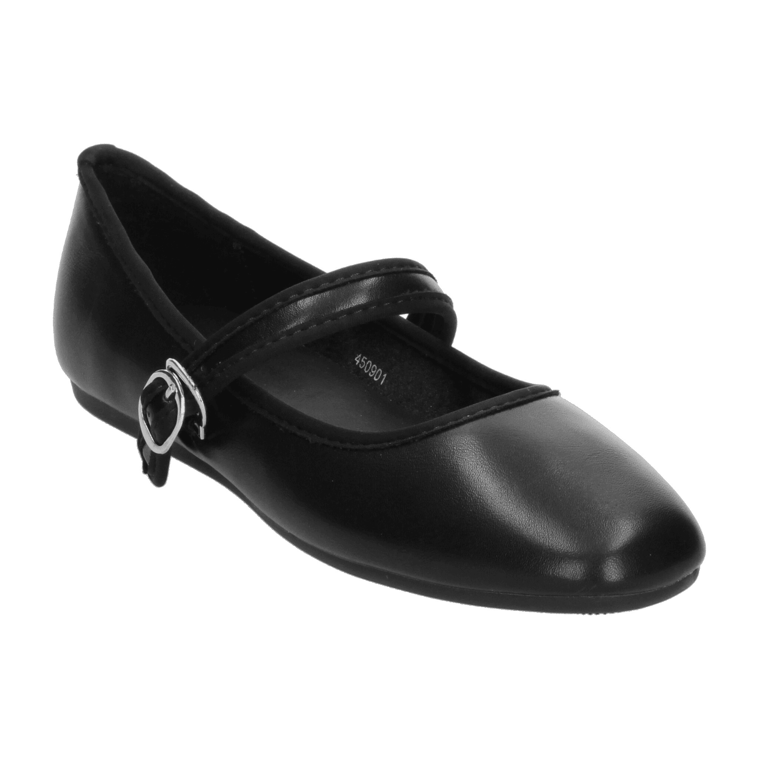 Zapato Efe Dama Casual Cómodo Hebilla Negro Mujer — imagen 4