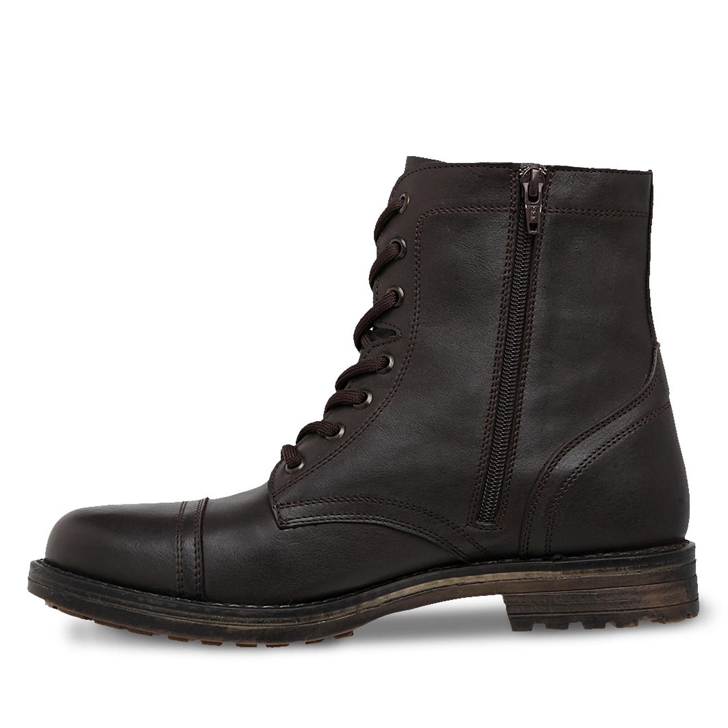 Bota hombre botín vestir Caballero Biker Workland 89725 café — imagen 4