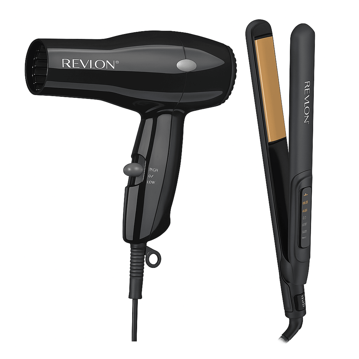 SECADORA PORTATIL TURBO 1875W + ALACIADORA SIN FRIZZ — imagen 1