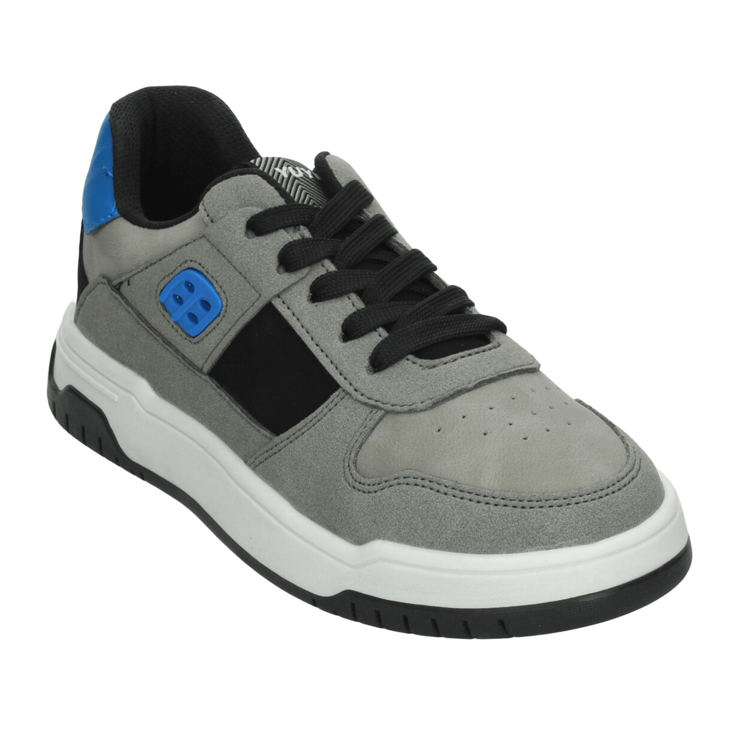 Tenis Yuyin Niño Gris Casual Cómodo Cintas Infantil T18-22 — imagen 5