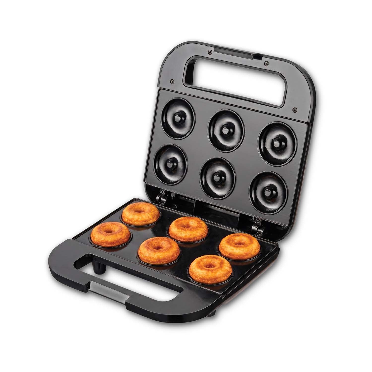 Maquina Electrica Mini Donas TIMCO DONA107 6 Donas Rápidas Antiadherente Luz Indicadora — imagen 3