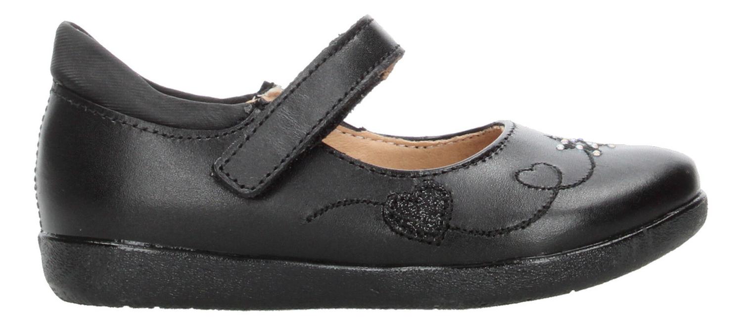 Zapato Yuyin Niño Escolar Cómodo Negro Infantil T15-18 — imagen 1