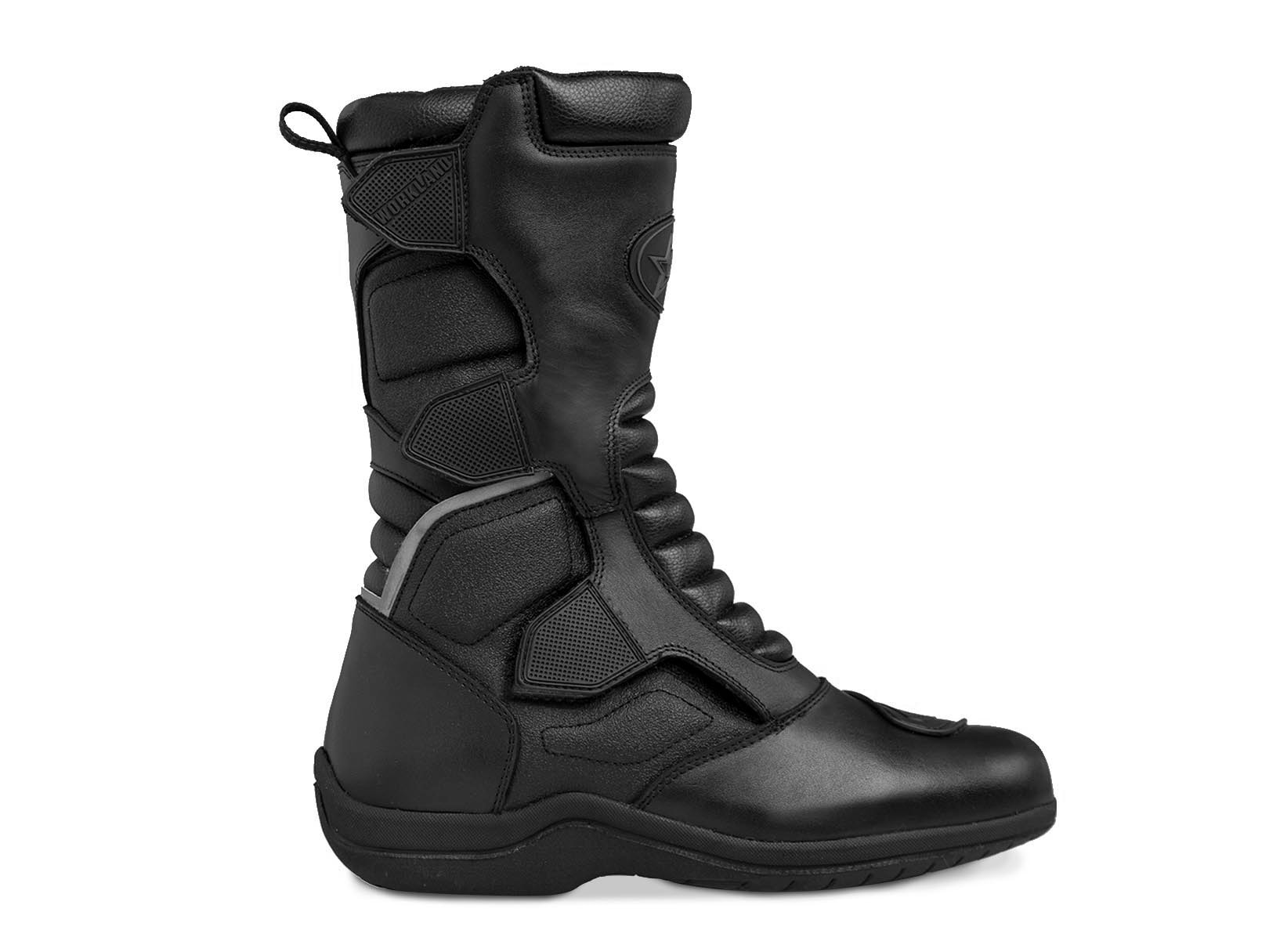 Bota mujer biker moto botin Sport dama WORKLAND 80009 Negro — imagen 7