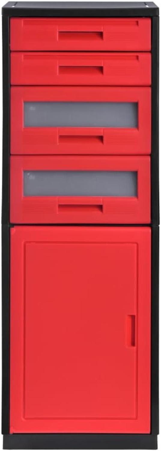 Organizador Almacenamiento 4 cajones y puerta repisas — imagen 4