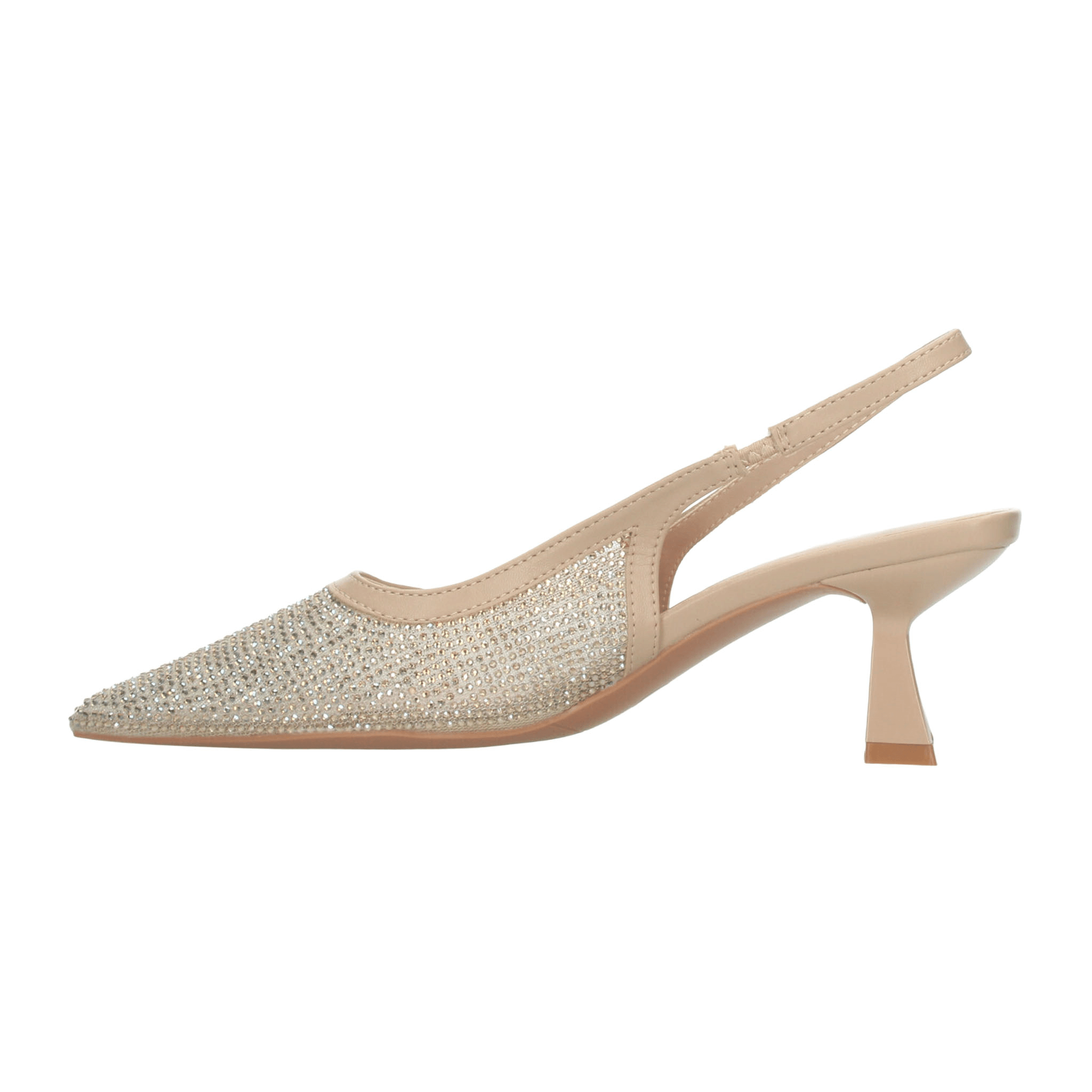 Zapatilla Perugia Dama Fiesta Slingback Tacón Nude Mujer — imagen 14