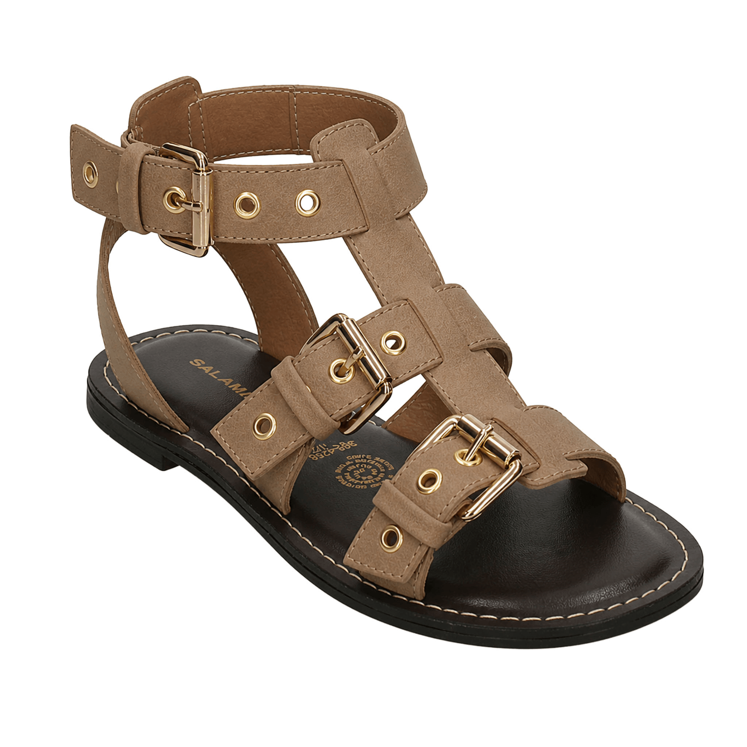 Sandalias Salamandra Dama Café Casual Para Mujer — imagen 5