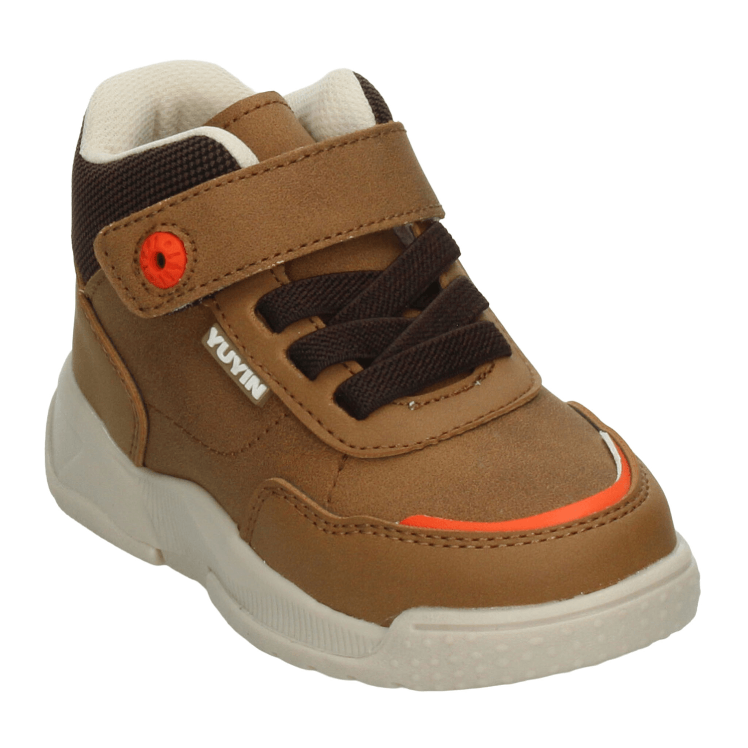 Bota Yuyin Niño Café Casual Cómodo Infantil T15-18 — imagen 5
