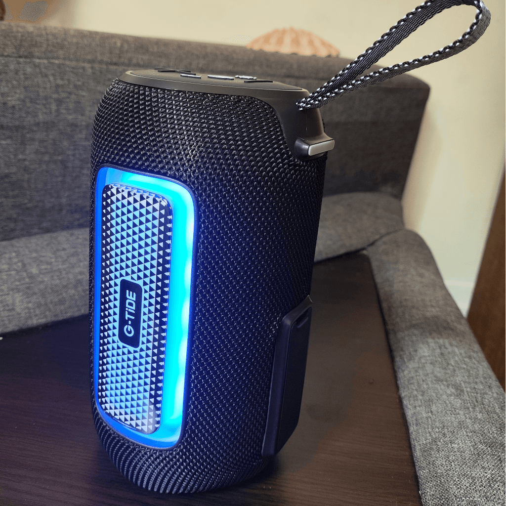 Bocina Bluetooth Portátil G-Tide SV41 con Sonido Hi-Fi, Luces LED y Certificación IPX6, Potencia 20W — imagen 7