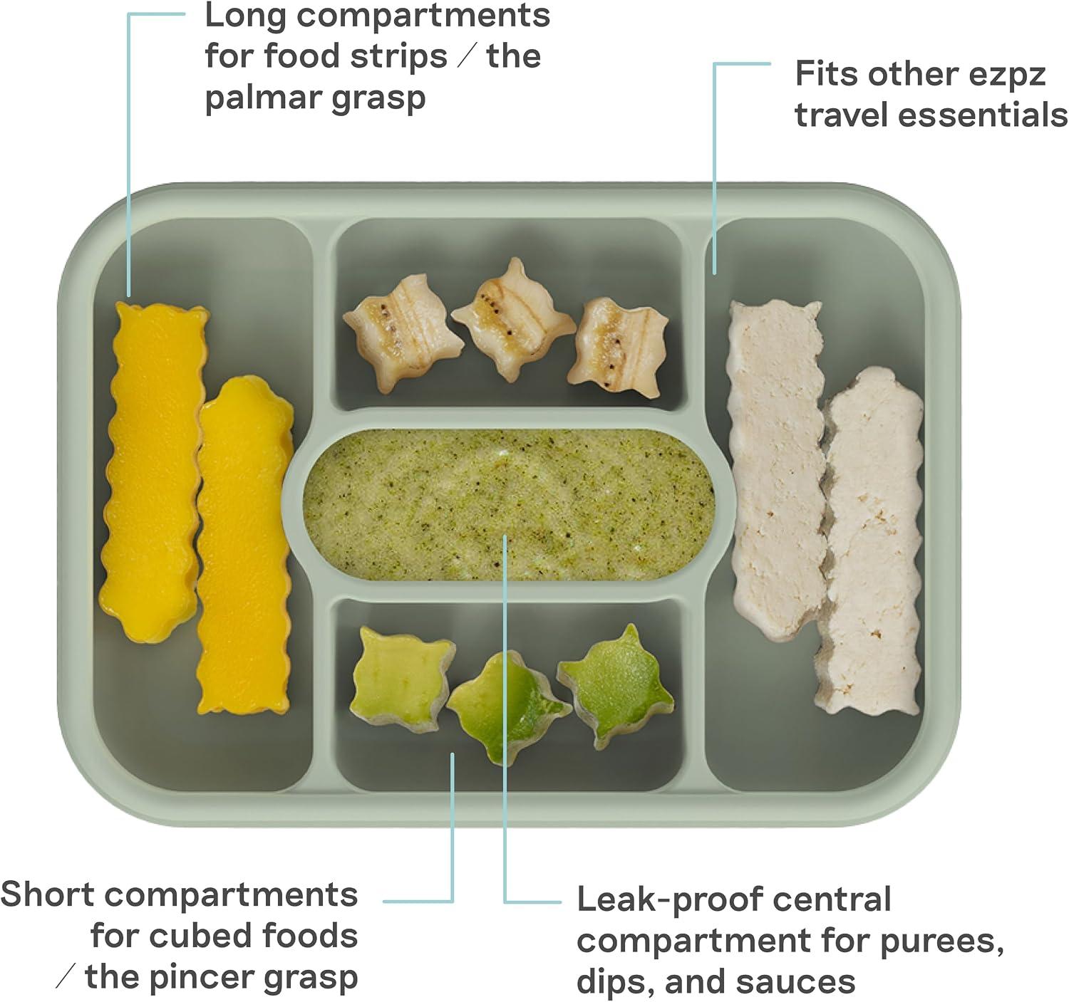 Lonchera EzPz Verde con Tapa de Silicón para Alimentos — imagen 4