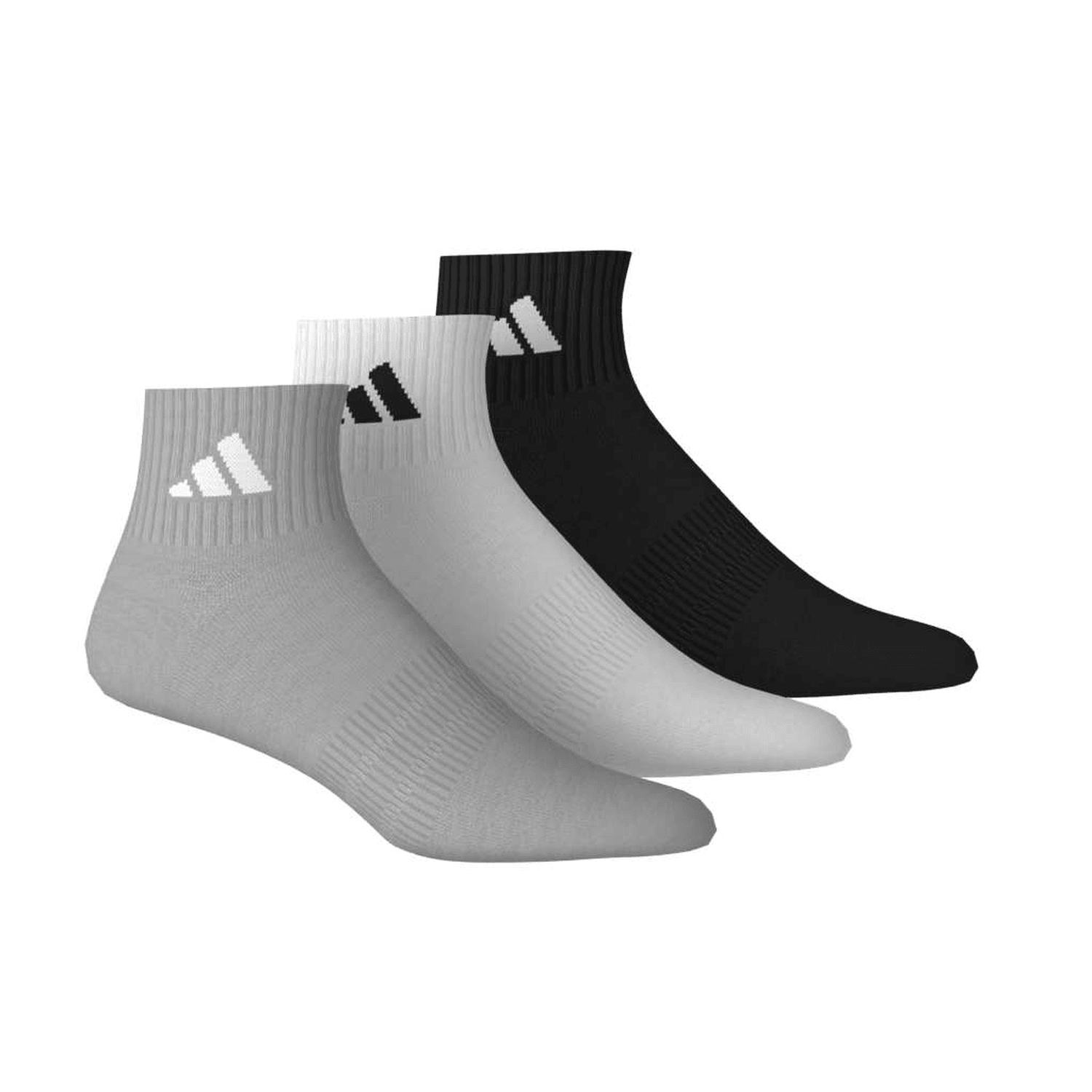 Calcetines Adidas Neutros Deportivos 3 Pares Tobillo Multicolor Unisex — imagen 6
