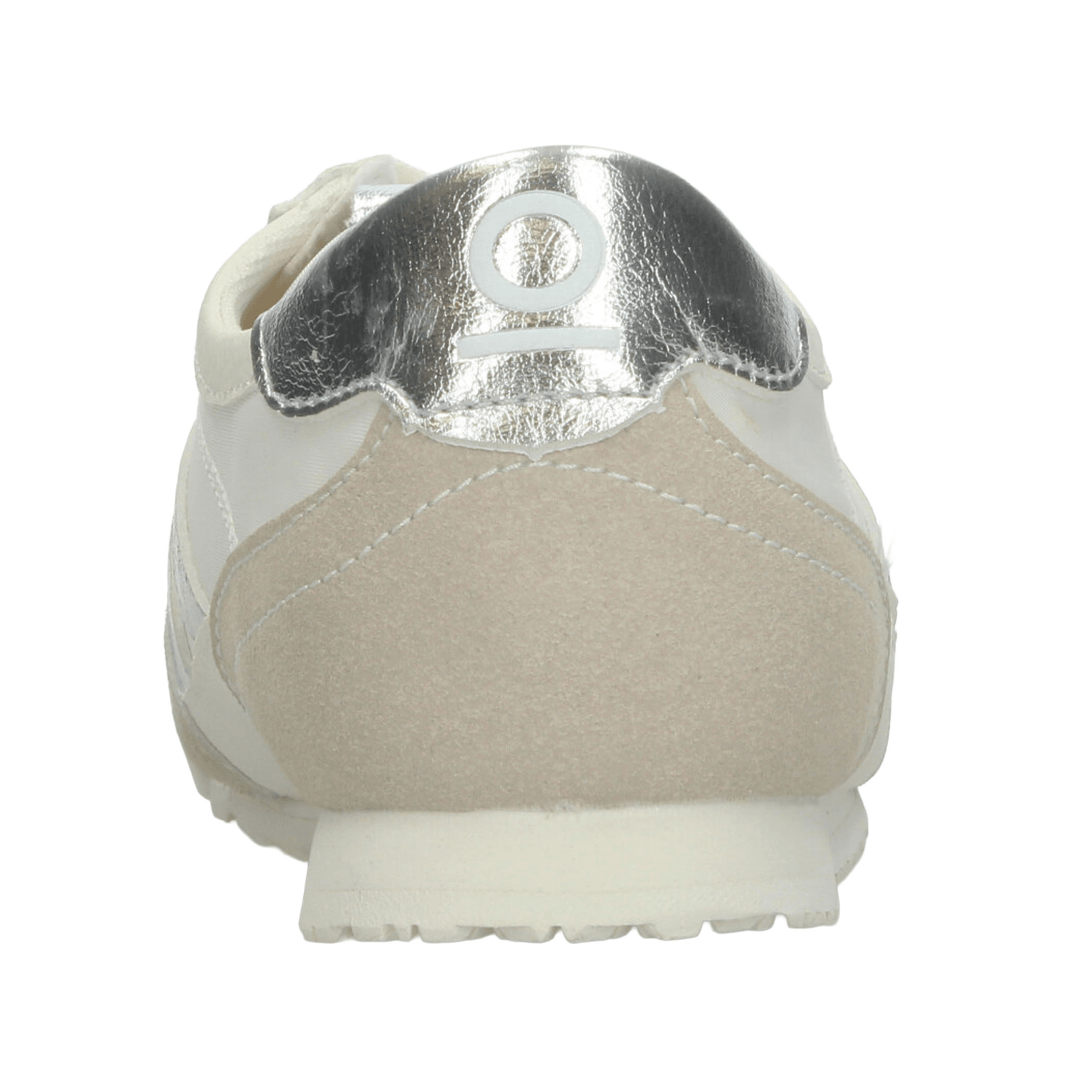 Tenis Ozono Dama Beige Plateado Casual Para Mujer — imagen 8