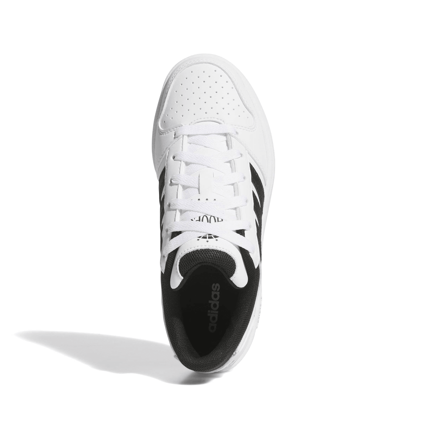 Tenis Adidas Hoops Classic Niño Blanco Casual Infantil T22-26 — imagen 8