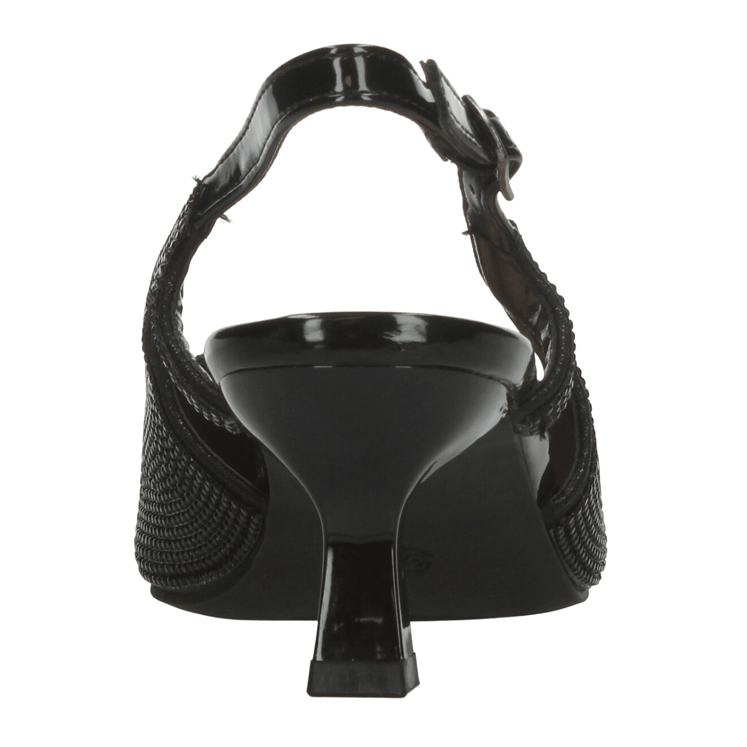 Zapatillas Berlin Dama Negro Fiesta Formal Slingback Mujer — imagen 8