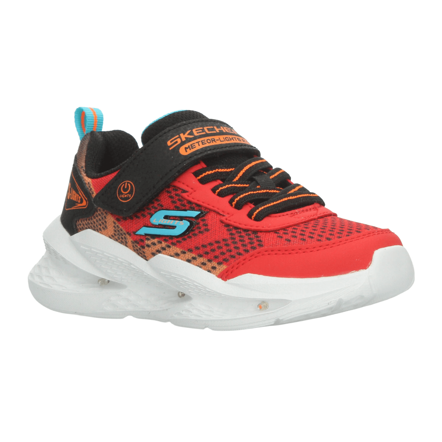 Tenis Skechers Meteor-Lights 2.0 Niño Deportivo Rojo Infantil T17-22 — imagen 2